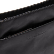 
Classic 100% Full-Grain leather Bag - Pamje e pasme me rripa lëkure të përforcuar