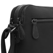 
Classic 100% Full-Grain leather Bag - Pamje e pasme me rripa lëkure të përforcuar