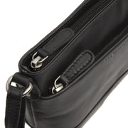
Salerno Çantë crossbody lëkure - Profil anësor i strukturuar me thellësi dhe vëllim