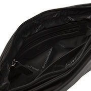
Classic 100% Full-Grain leather Bag - Pamje e pasme me rripa lëkure të përforcuar