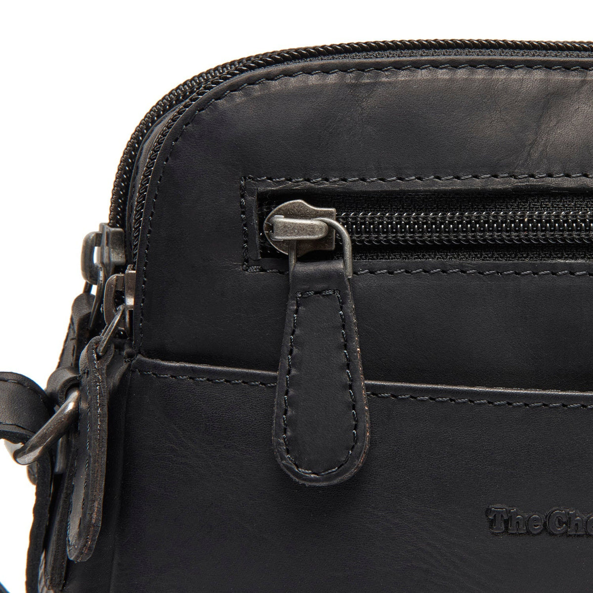 
Classic 100% Full-Grain leather Bag - Pamje e pasme me rripa lëkure të përforcuar