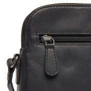 
Vionne Çantë crossbody lëkure - Profil anësor i strukturuar me thellësi dhe vëllim