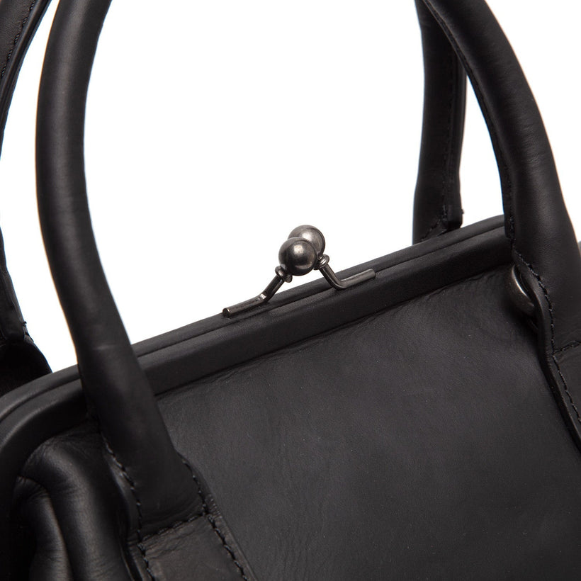 Chili Full-Grain Leather Handbag për femra