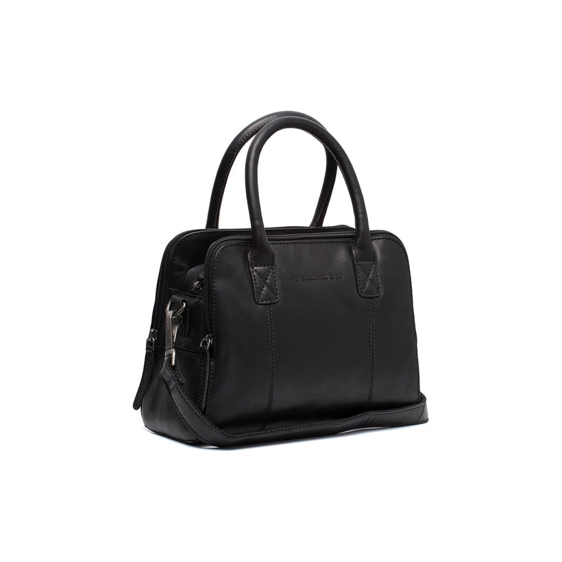 Ezra Full-Grain Leather Handbag për femra