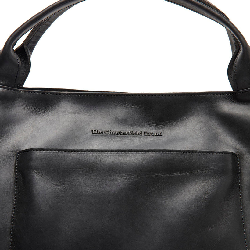Fioline Full-Grain Leather Handbag për femra