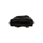 Lingfield Full-Grain Leather Handbag - Lateral Side Profile View Showing Sleeve Cut & Athletic Taper Fit