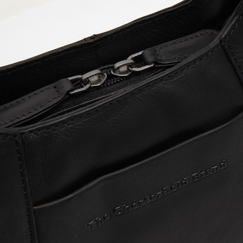 Lunera Full-Grain Leather Handbag për femra