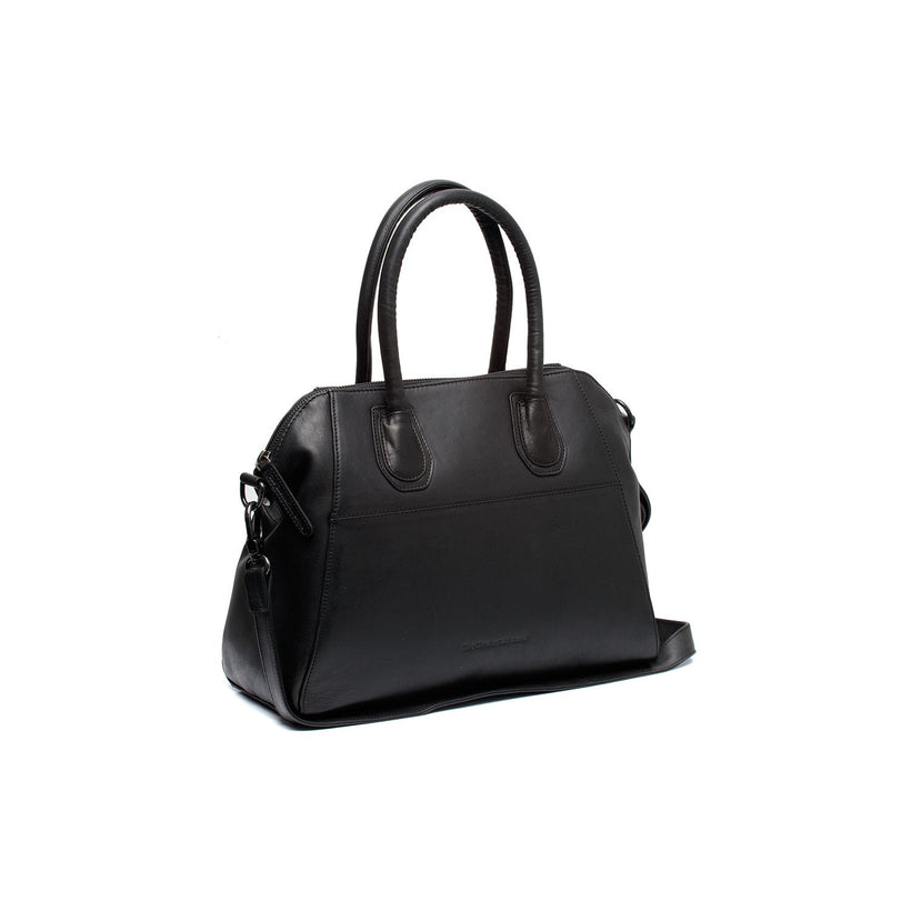 Marsala Full-Grain Leather Handbag për femra