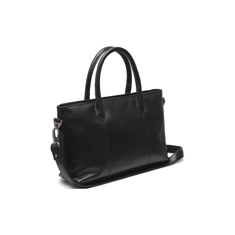 Pergamino Full-Grain Leather Handbag për femra