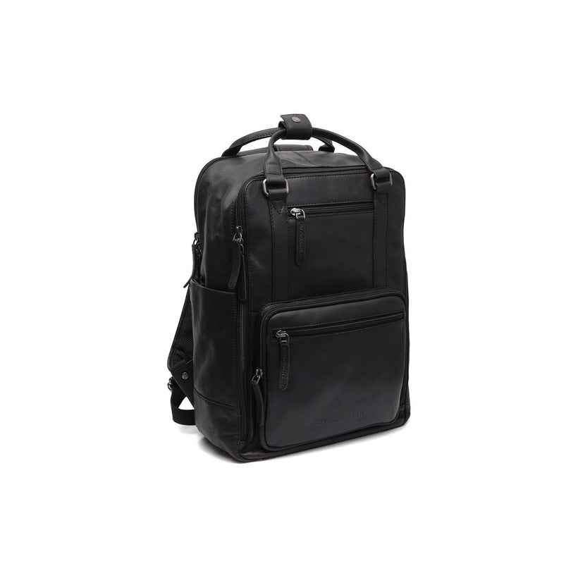 Calden Full-Grain Leather Laptop Backpack për femra