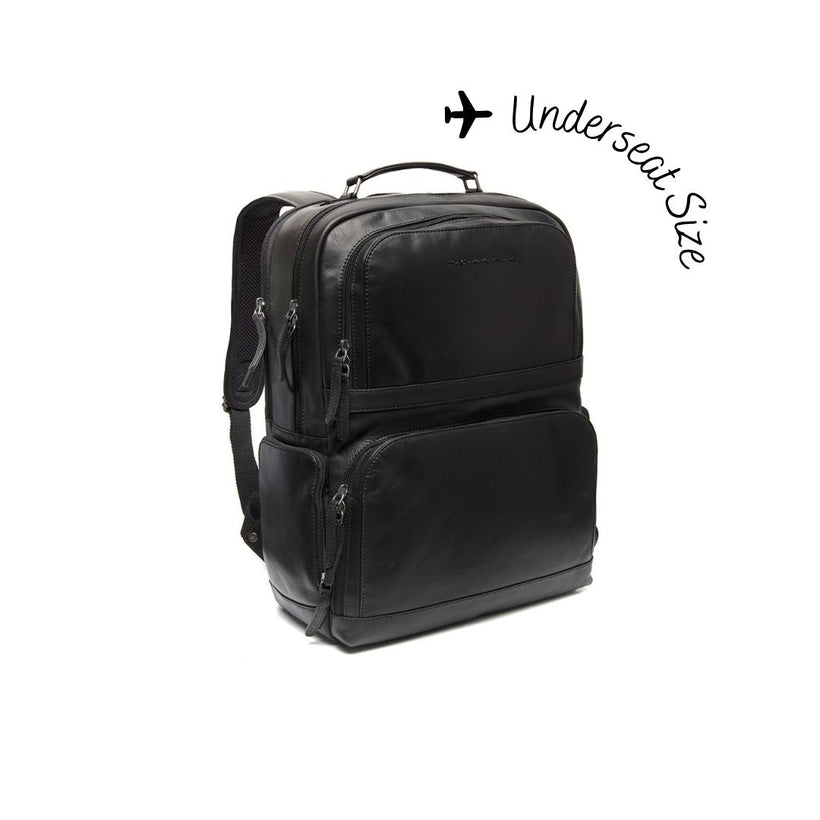 Lennox Full-Grain Leather Laptop Backpack për femra