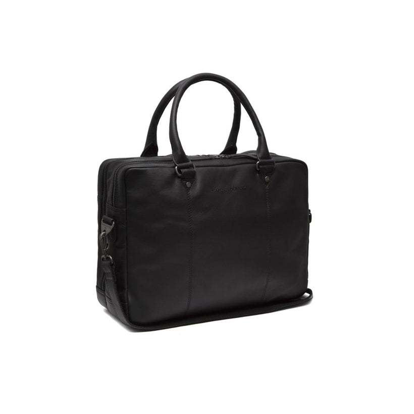 Boston Full-Grain Leather Laptop Bag për meshkuj