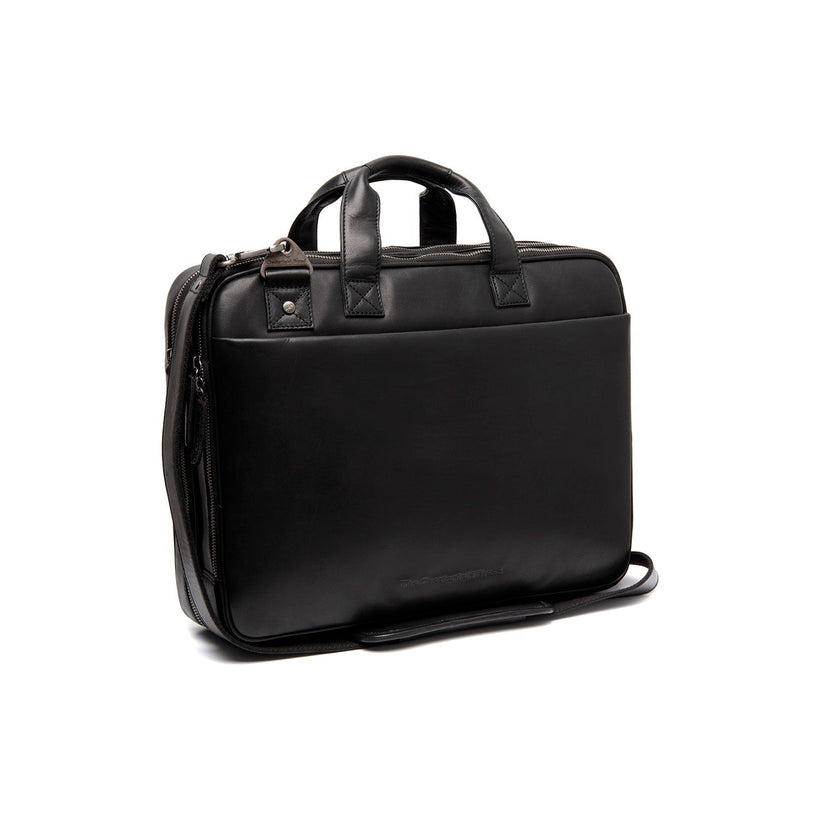 Iseo Full-Grain Leather Laptop Bag për meshkuj