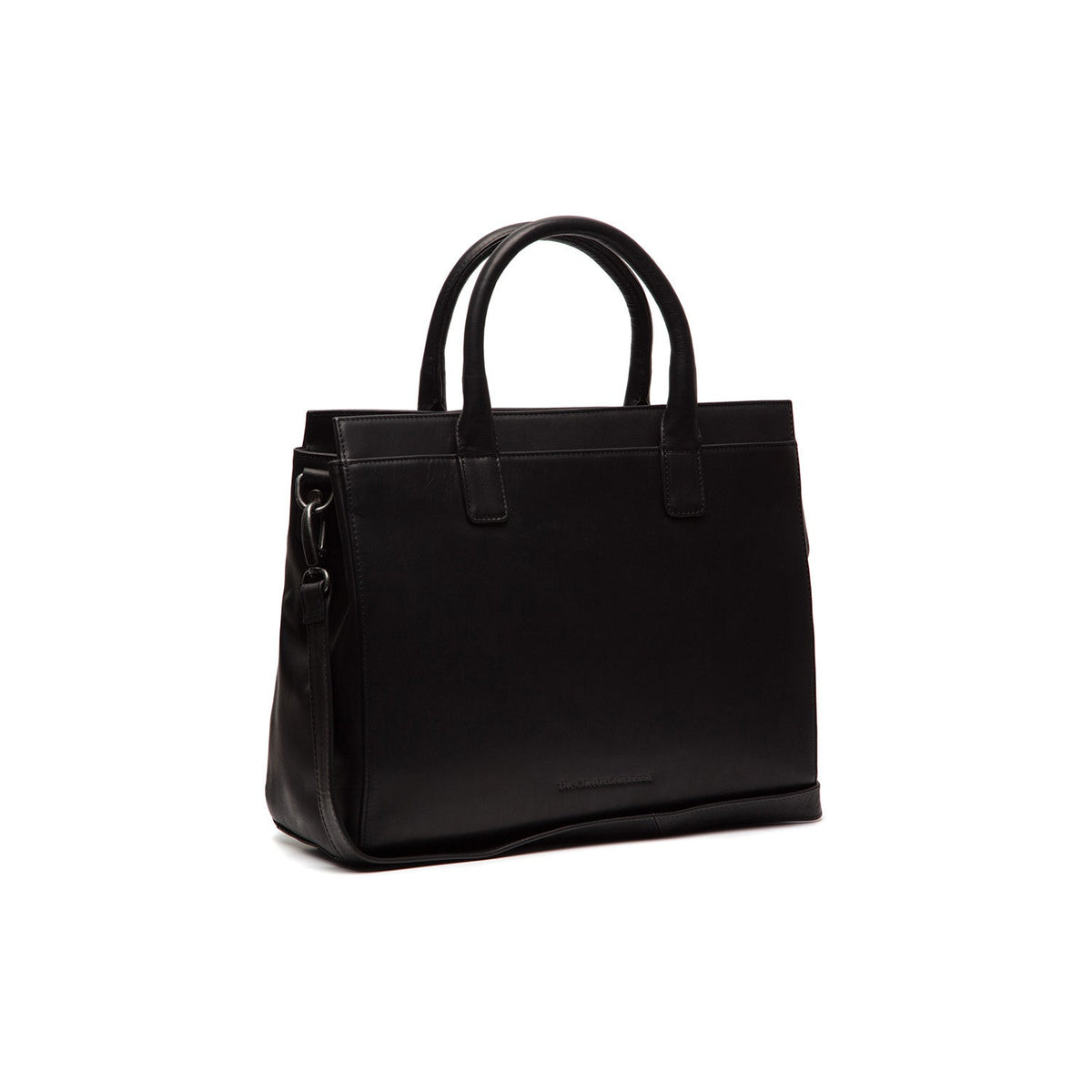 Rivera Full-Grain Leather Laptop Bag në lëkurë klasike 100% të vërtetë flor integral - Full Exterior Pamje ballore dhe siluetë e përshtatur | Bli online