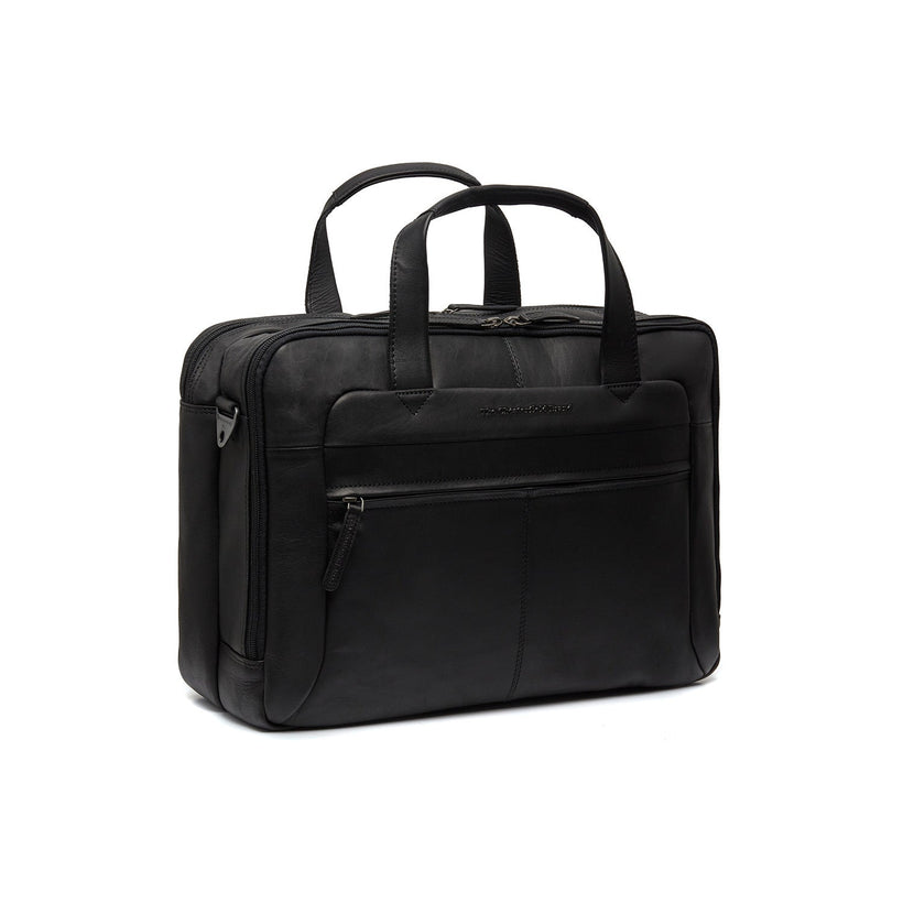Ryan Full-Grain Leather Laptop Bag për meshkuj