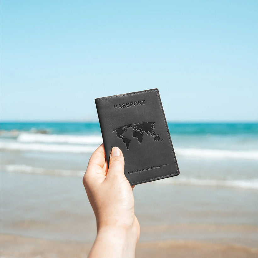 Leather Passport Case për femra