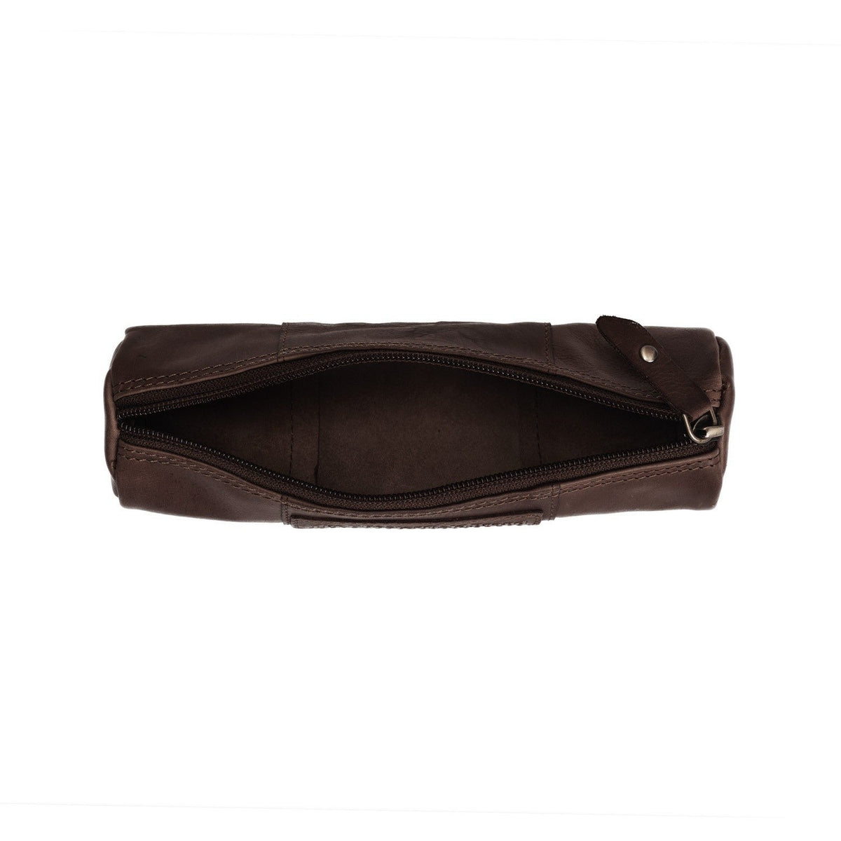 
Tailored Rib Cuffs & Hem Craftsmanship Construction Detail on Leather Pencil Case Lea për Femra