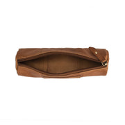 
Cognac Leather Pencil Case Lea për Femra, detail view 1