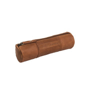 
Cognac Leather Pencil Case Lea për Femra, front view