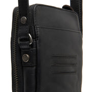 
Alesund Lëkurë e vërtetë cilësore Phone Bag - Pamje anësore me prerje ergonomike të mëngëve