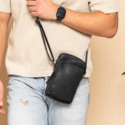 
Classic 100% Full-Grain leather Goods - Pamje e pasme me supe të theksuara dhe buzë të pastër
