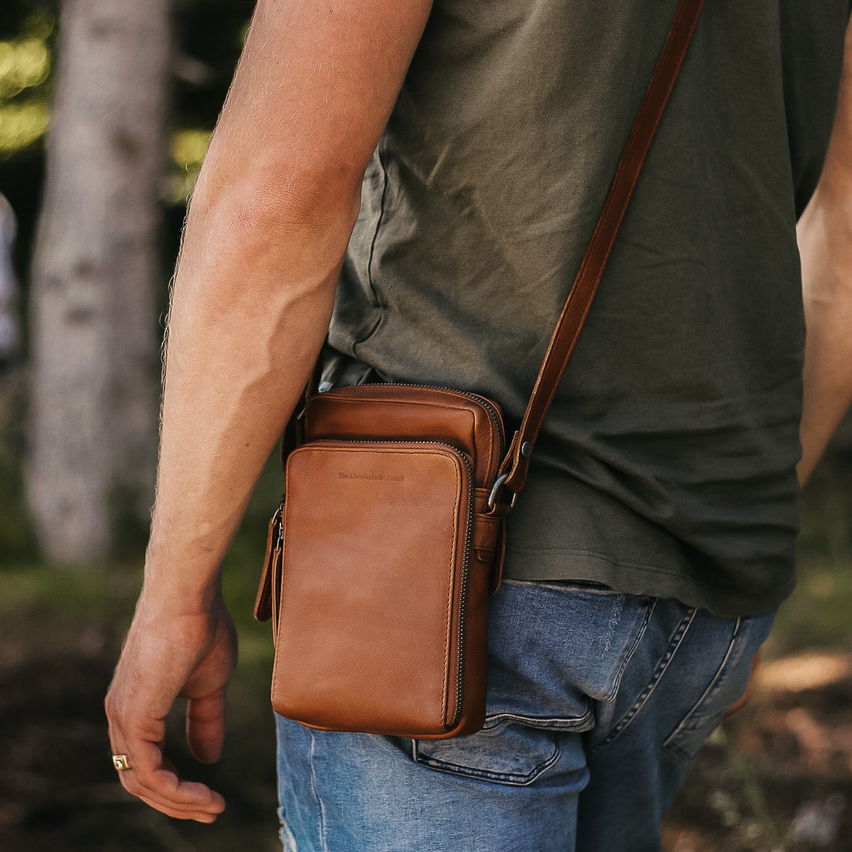 
Hamilton Lëkurë e vërtetë cilësore Phone Bag – alternate product view 3