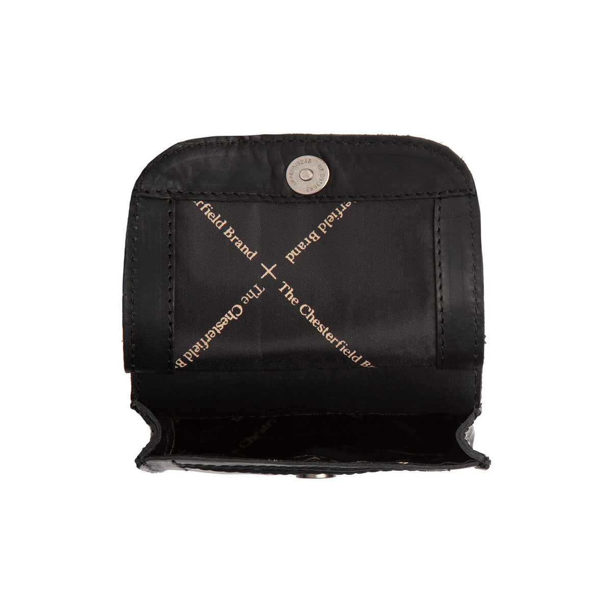 
Detaje nga afër of Classic Collar & Heavy-Duty Zipper Hardware on Nebra Lëkurë e vërtetë cilësore Phone Bag