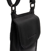 
Nebra Lëkurë e vërtetë cilësore Phone Bag - Pamje anësore me prerje ergonomike të mëngëve