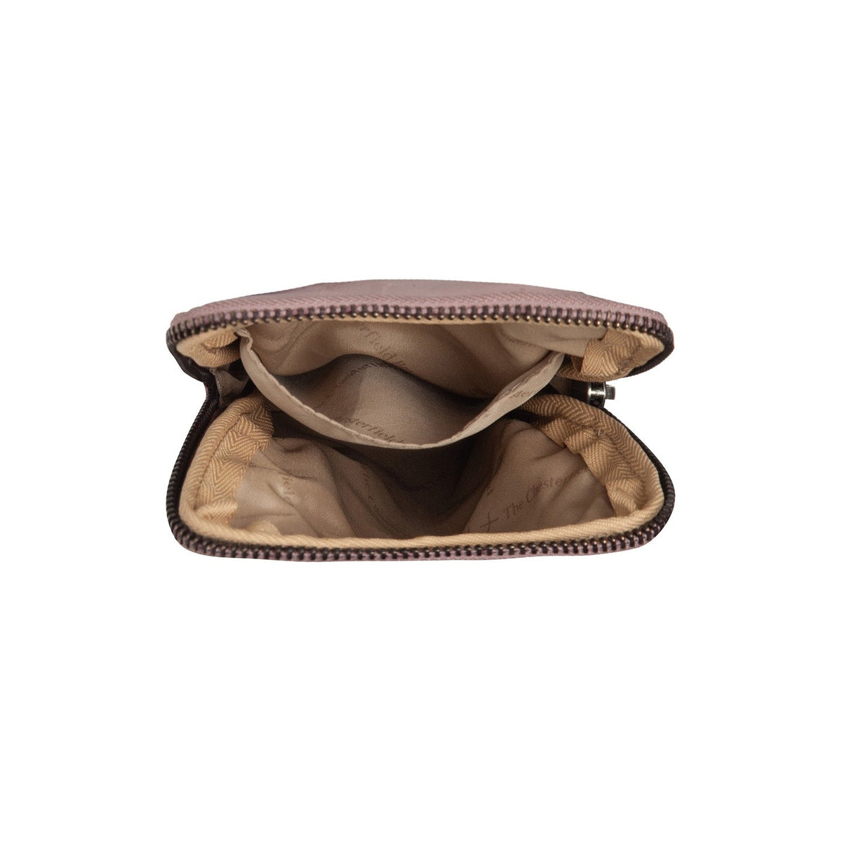 Salta Full-Grain Leather Phone Bag - Pamje anësore me prerje ergonomike të mëngëve