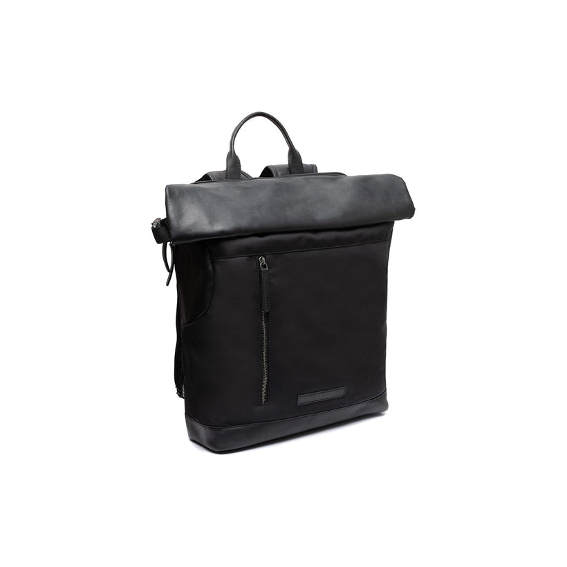 Bornholm Full-Grain Leather Roll-top Backpack për femra