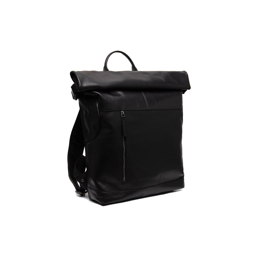 Liverpool Full-Grain Leather Roll-top Backpack për femra