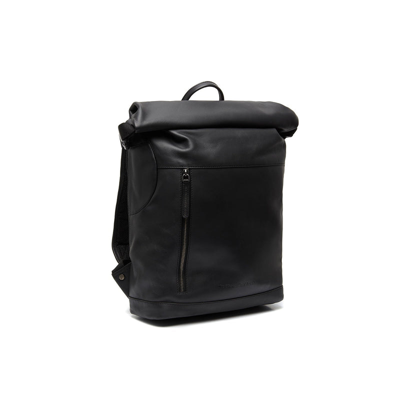 Mazara Full-Grain Leather Roll-top Backpack për femra