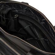
Classic 100% Full-Grain leather Bag - Pamje e pasme me rripa lëkure të përforcuar