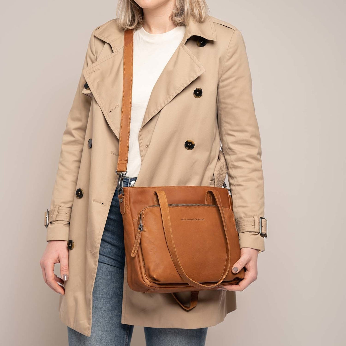 
Alicante Lëkurë e vërtetë cilësore Shopper për Femra – alternate product view 3