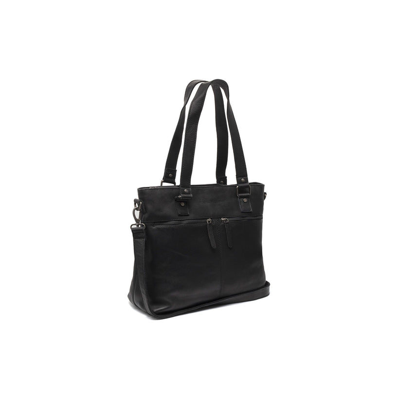 Rome Full-Grain Leather Shopper për femra