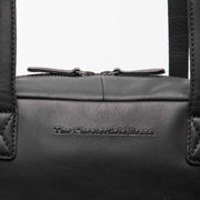 
Classic 100% Full-Grain leather Bag - Pamje e pasme me rripa lëkure të përforcuar