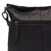 
Solid Antique Brass Hardware & Heavy-Duty Dual Zipper Detail on Jen Çantë krahu lëkure