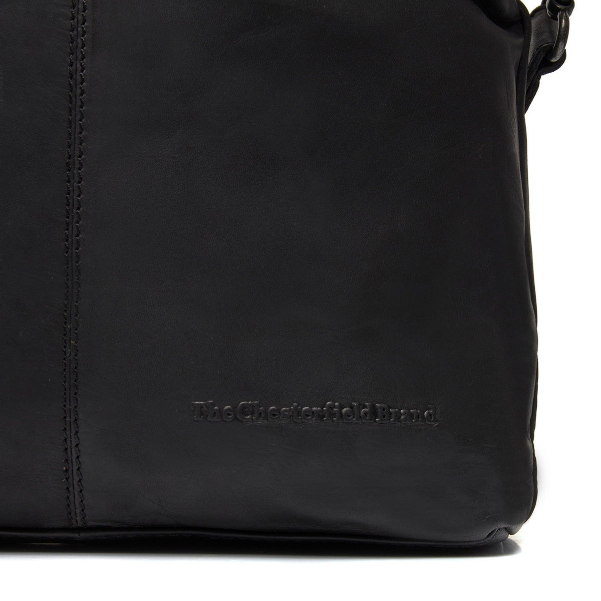 
Classic 100% Full-Grain leather Bag - Pamje e pasme me rripa lëkure të përforcuar