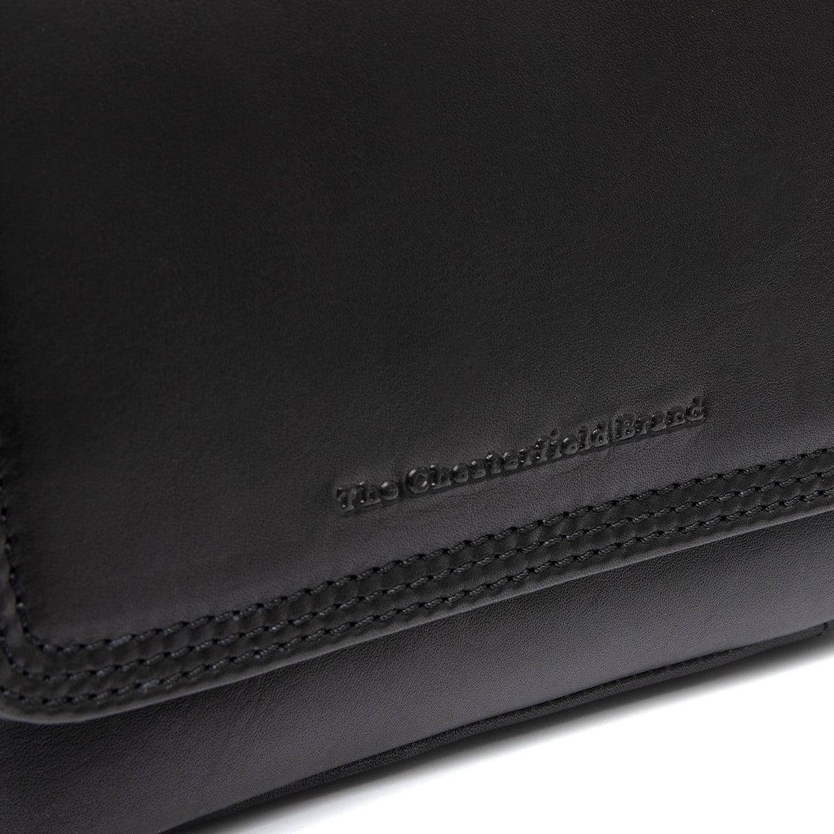 
Classic 100% Full-Grain leather Bag - Pamje e pasme me rripa lëkure të përforcuar