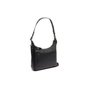 Mirave Full-Grain Leather Shoulder Bag in Classic 100% Full-Grain Leather - Full Exterior Front Profile View | Buy Online