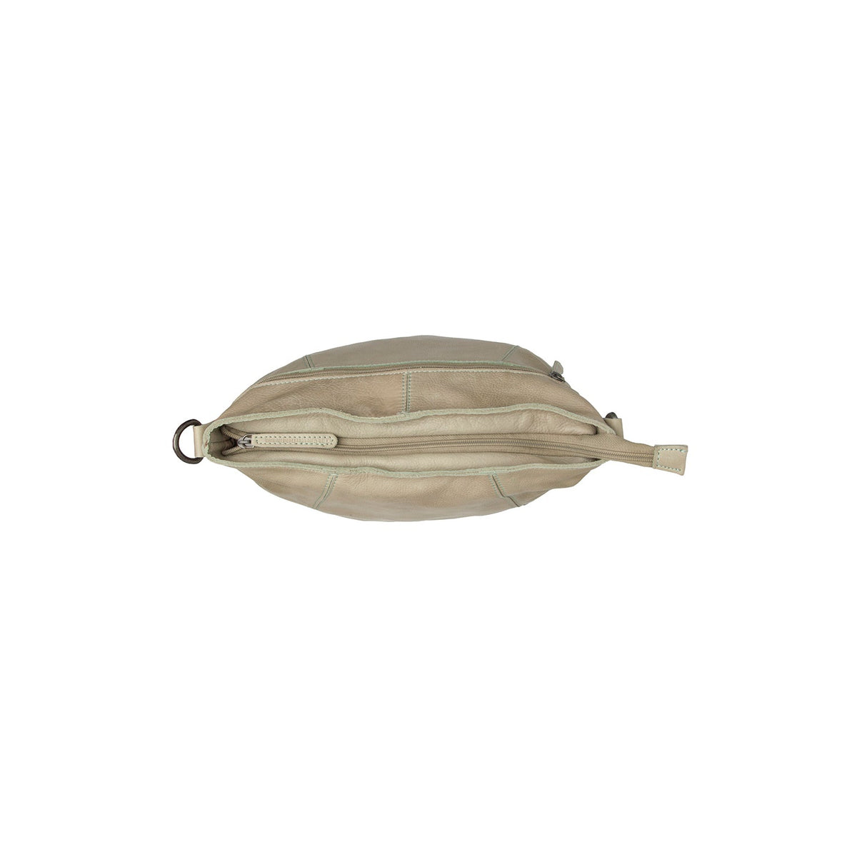 Sintra Full-Grain Leather Shoulder Bag - Profil anësor i strukturuar me thellësi dhe vëllim