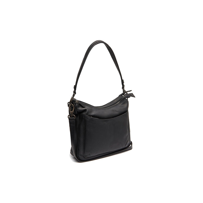 Tivra Full-Grain Leather Shoulder Bag për femra