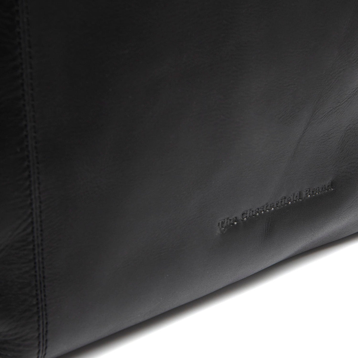 
Classic 100% Full-Grain leather Bag - Pamje e pasme me rripa lëkure të përforcuar