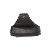 
Leather Sling Bag Salla - Profil anësor i strukturuar me thellësi dhe vëllim