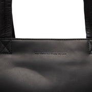 
Classic 100% Full-Grain leather Bag - Pamje e pasme me rripa lëkure të përforcuar