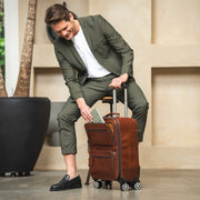 
Leather Trolley San Marino për Femra për Femra - Pamje anësore me prerje ergonomike të mëngëve