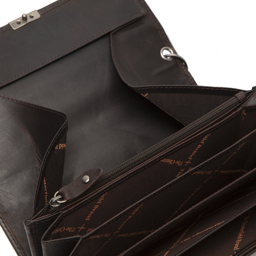 Bora Full-Grain Leather Waiter Wallet për femra
