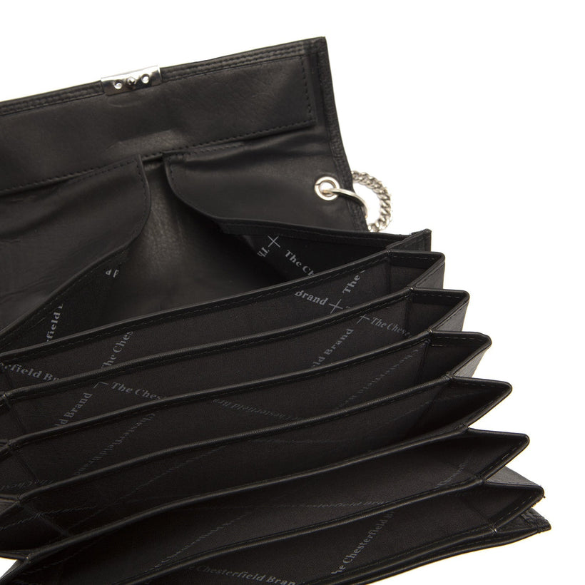 Elba Full-Grain Leather Waiter Wallet për femra