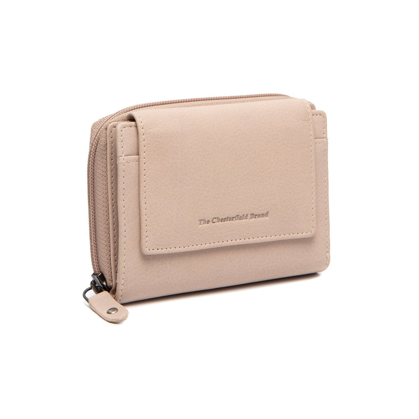 Orveta Full-Grain Leather Wallet për femra