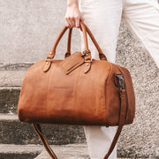 Liam Full-Grain Leather Weekender Bag – alternate product view 2
